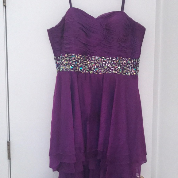 Purple special occasion dress - Picture 2 of 7